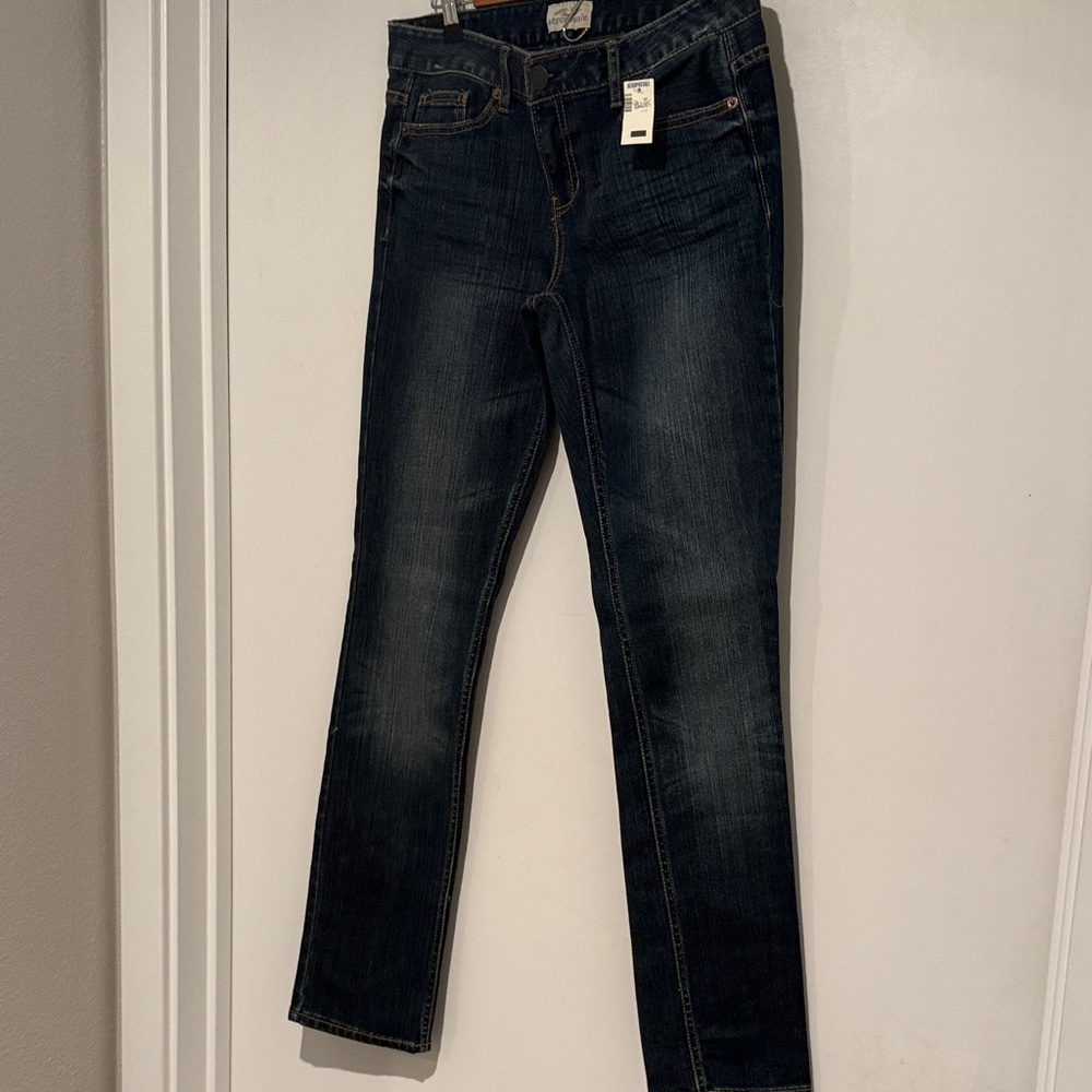 Aeropostale Women's Deep Indigo Skinny Jeans